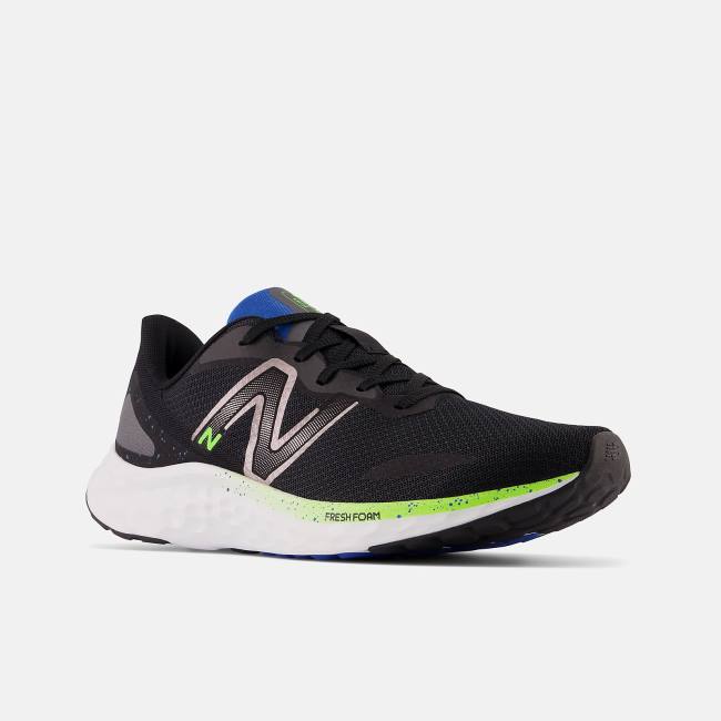 Adidasi Alergare Barbati New Balance Fresh Foam Arishi v4 Negrii Verzi Albastri Inchis | NB016ERP