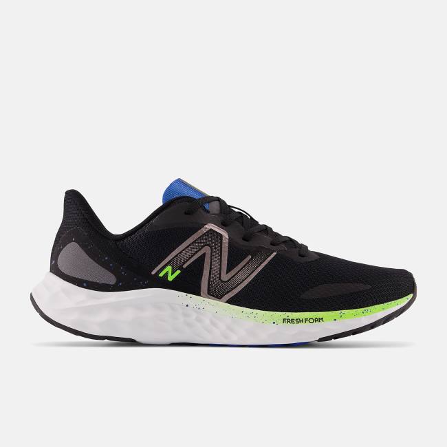 Adidasi Alergare Barbati New Balance Fresh Foam Arishi v4 Negrii Verzi Albastri Inchis | NB016ERP