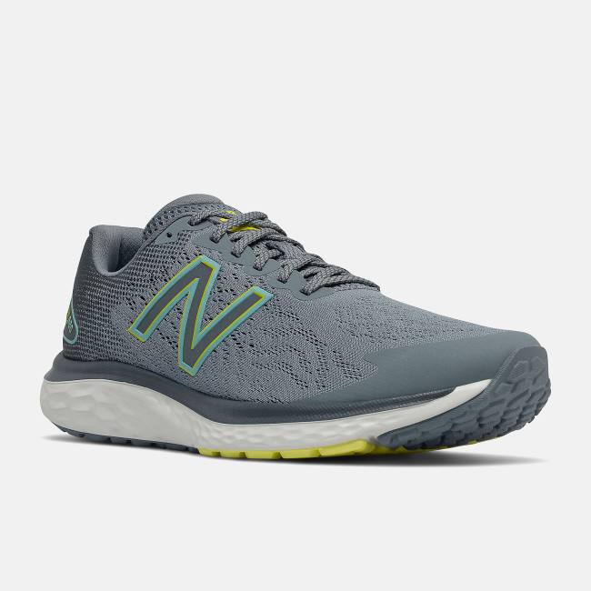 Adidasi Alergare Barbati New Balance Fresh Foam 680v7 Gri Albastri Albastru Deschis | NB157NRC