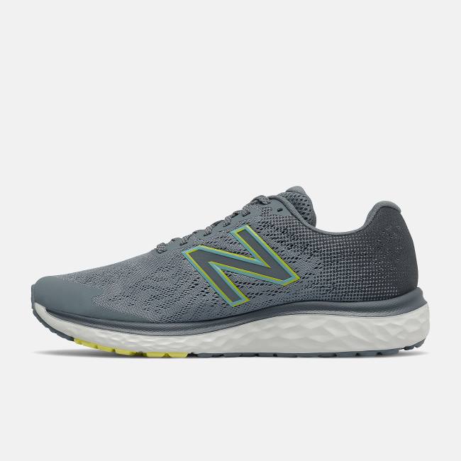 Adidasi Alergare Barbati New Balance Fresh Foam 680v7 Gri Albastri Albastru Deschis | NB157NRC