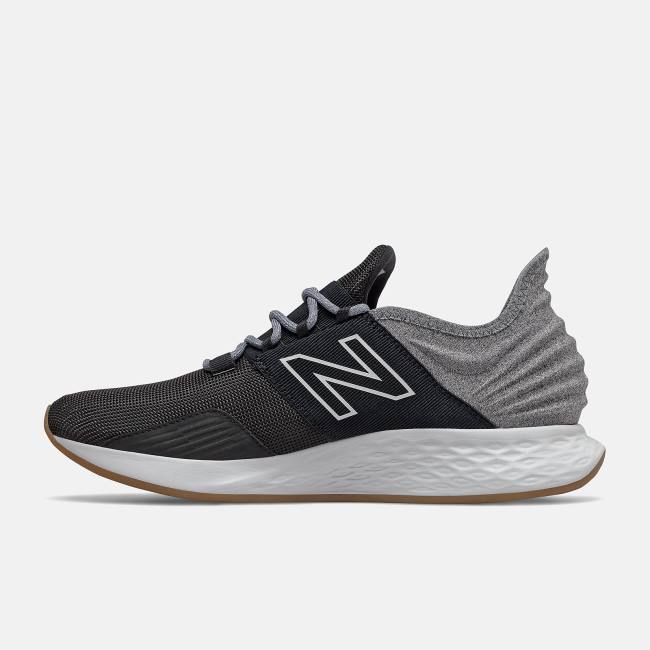 Adidasi Alergare Barbati New Balance Fresh Foam Roav Negrii Gri Deschis | NB493AND