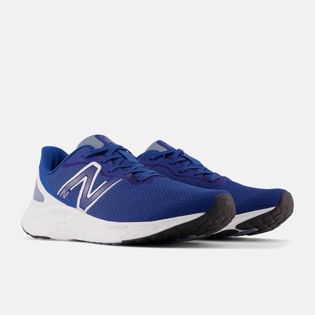 Adidasi Alergare Barbati New Balance Fresh Foam Arishi v4 Albastri Albi Argintii Metal | NB763GUS