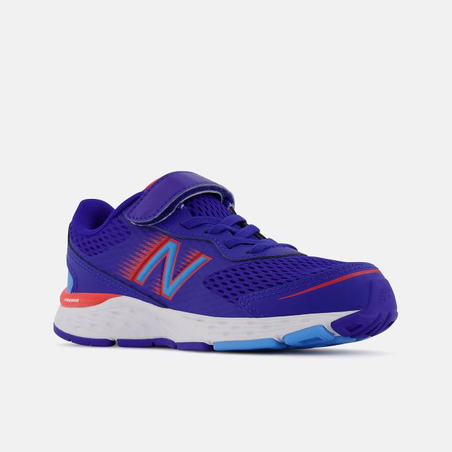 Adidasi Alergare Copii New Balance 680v6 Bungee Albastri | NB247TVM