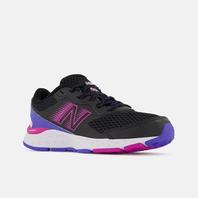 Adidasi Alergare Copii New Balance 680v6 Negrii | NB284OVF