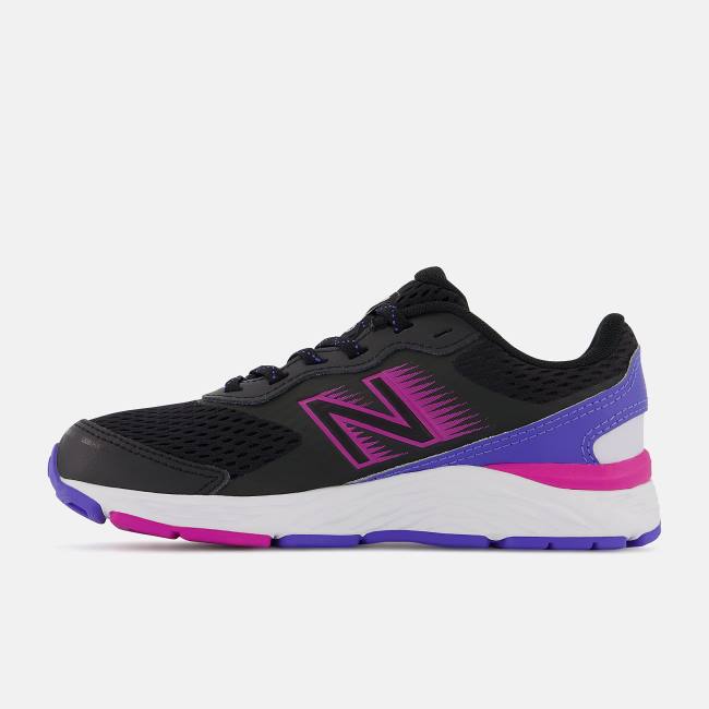 Adidasi Alergare Copii New Balance 680v6 Negrii | NB284OVF