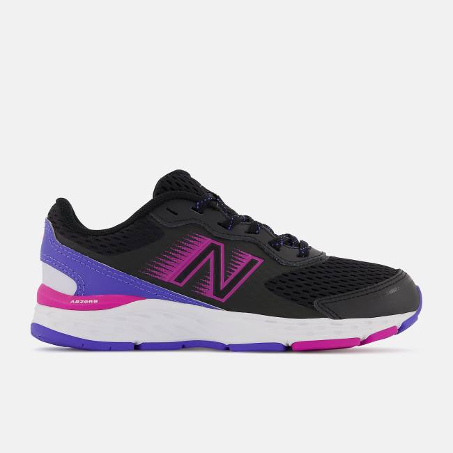 Adidasi Alergare Copii New Balance 680v6 Negrii | NB284OVF