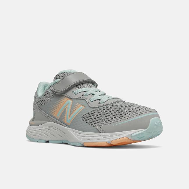 Adidasi Alergare Copii New Balance 680v6 Bungee Albastri Mango Deschis | NB392GBH