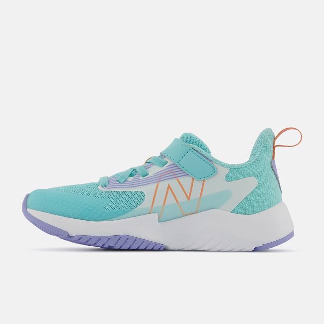 Adidasi Alergare Copii New Balance Rave Run v2 Bungee Dantela with Top Curea Corai | NB186WVE