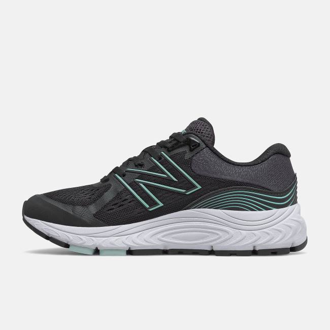 Adidasi Alergare Dama New Balance 840v5 Negrii Albastri | NB489PRH