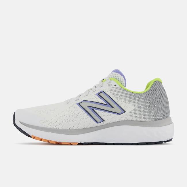 Adidasi Alergare Dama New Balance Fresh Foam 680v7 Albi Gri Deschis Violet | NB580MTI