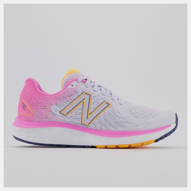 Adidasi Alergare Dama New Balance Fresh Foam 680v7 Roz Albastri | NB598URJ