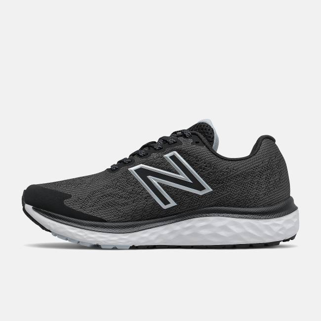 Adidasi Alergare Dama New Balance Fresh Foam 680v7 Negrii Albi | NB632GUS