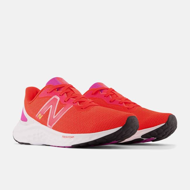 Adidasi Alergare Dama New Balance Fresh Foam Arishi v4 Rosii Albi | NB724JIC