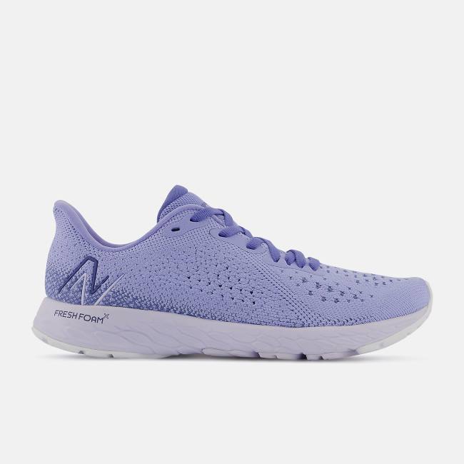 Adidasi Alergare Dama New Balance Fresh Foam X Tempo v2 Violet Albi | NB938HYL