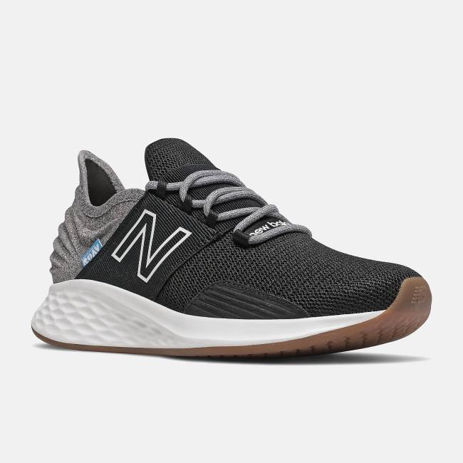 Adidasi Alergare Dama New Balance Fresh Foam Roav Negrii Gri Deschis | NB970OBR