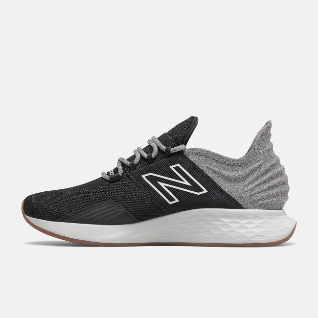 Adidasi Alergare Dama New Balance Fresh Foam Roav Negrii Gri Deschis | NB970OBR