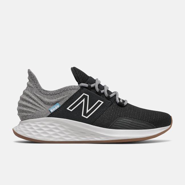 Adidasi Alergare Dama New Balance Fresh Foam Roav Negrii Gri Deschis | NB970OBR