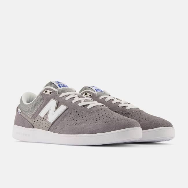 Adidasi Skate Barbati New Balance NB NUMERIC BRANDON WESTGATE 508 Gri Albi | NB981MZT