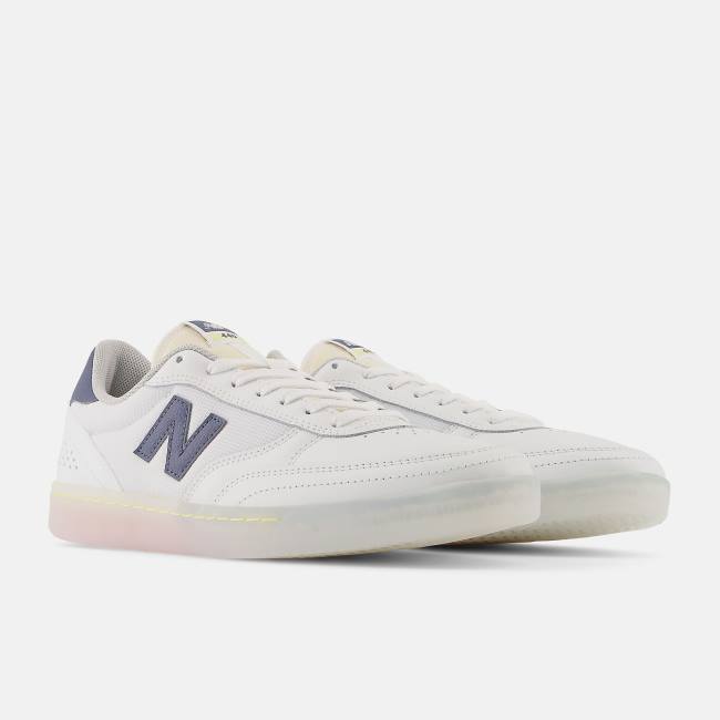 Adidasi Skate Barbati New Balance NB Numeric 440 Albi Albastri | NB149EWH