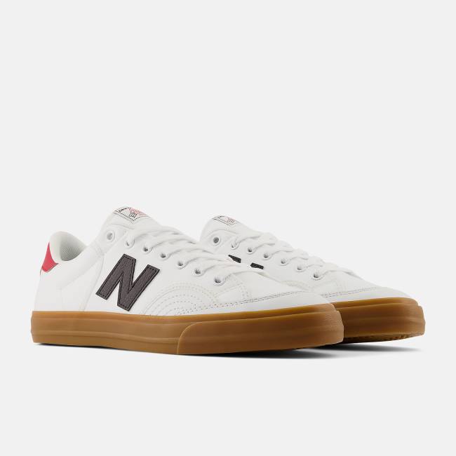 Adidasi Skate Barbati New Balance NB Numeric 212 Pro Court Albi Negrii | NB279AMN