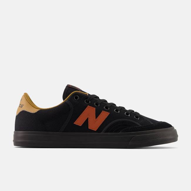 Adidasi Skate Barbati New Balance NB Numeric 212 Pro Court Negrii Rosii | NB491IBJ