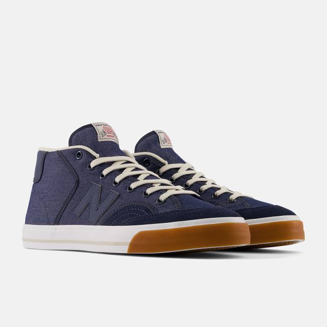 Adidasi Skate Barbati New Balance NB Numeric 213 Bleumarin Albi | NB892ZTE