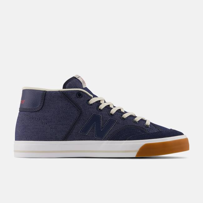 Adidasi Skate Dama New Balance NB Numeric 213 Bleumarin Albi | NB473XPM