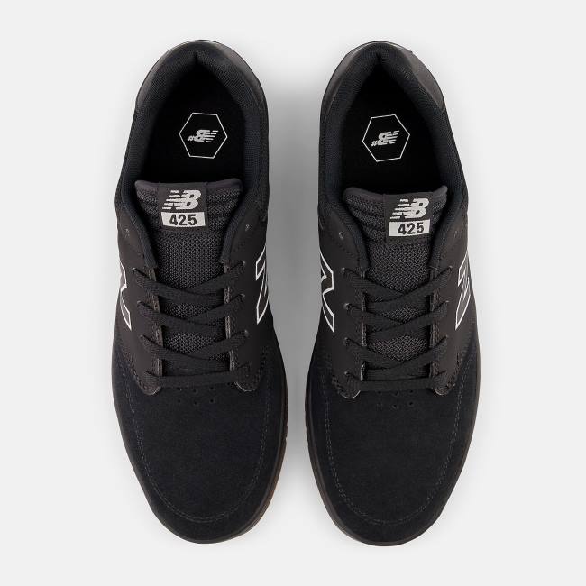 Adidasi Skate Dama New Balance NB Numeric 425 Negrii Albi | NB534XGJ