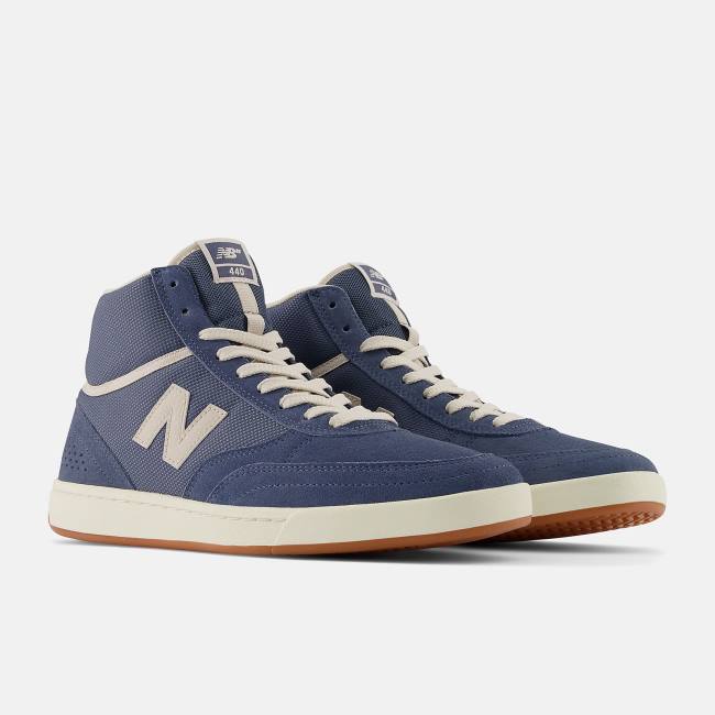 Adidasi Skate Dama New Balance NB Numeric 440 High Bleumarin Albi | NB765WLD