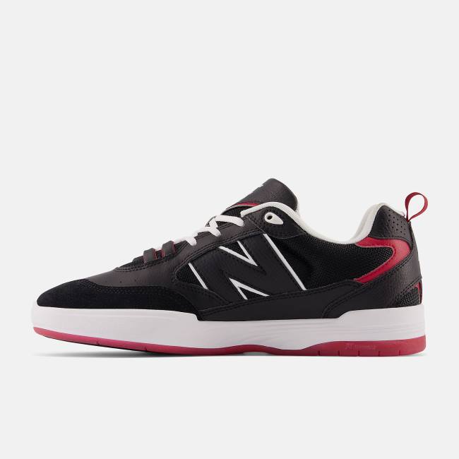 Adidasi Skate Dama New Balance NB Numeric Tiago Lemos 808 Negrii Rosii | NB891QOI