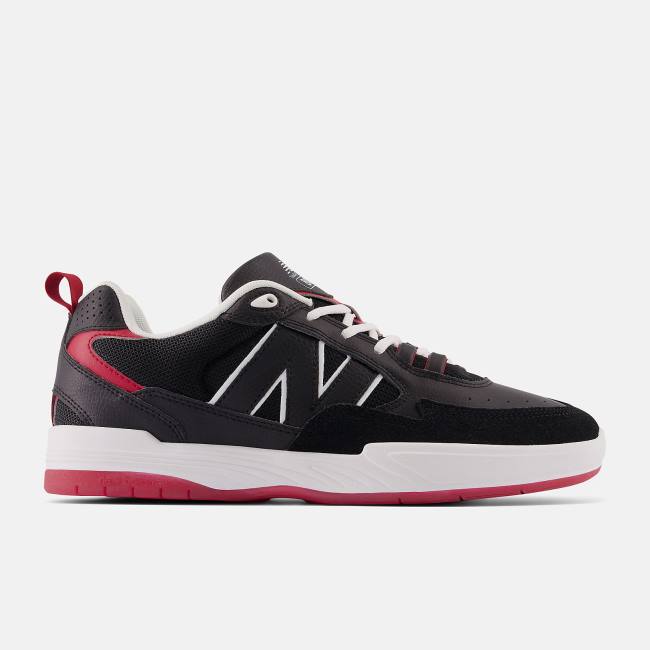 Adidasi Skate Dama New Balance NB Numeric Tiago Lemos 808 Negrii Rosii | NB891QOI