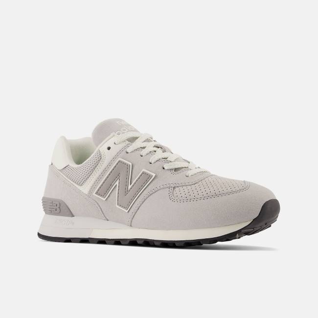 Adidași Barbati New Balance 574 Albi | NB408XWQ