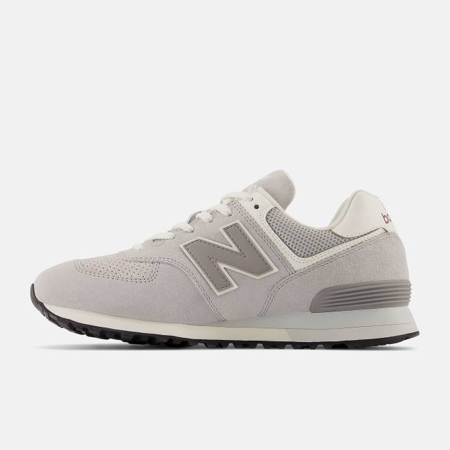 Adidași Barbati New Balance 574 Albi | NB408XWQ