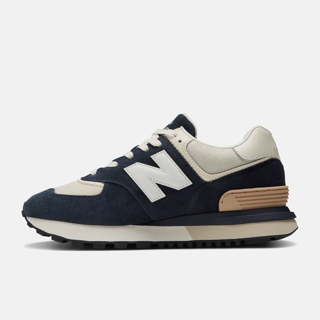 Adidași Barbati New Balance 574 Legacy Bej Indigo | NB193XCJ