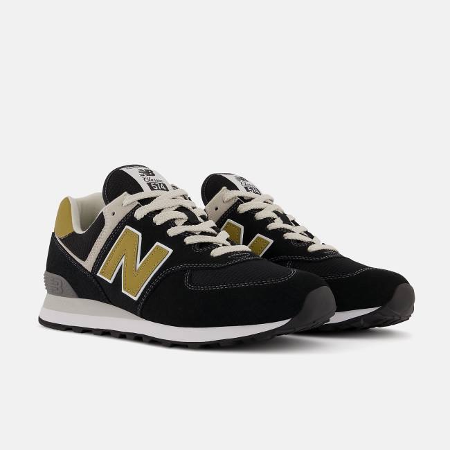 Adidași Barbati New Balance 574 Negrii Maro | NB542HGL