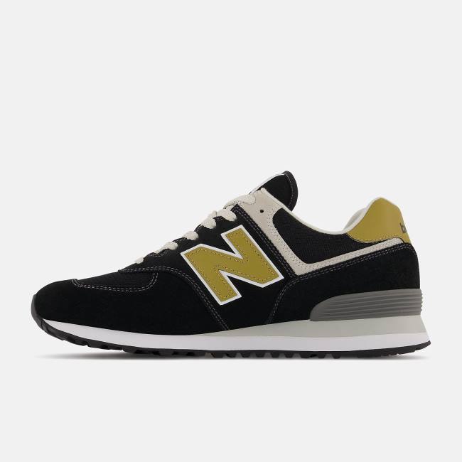 Adidași Barbati New Balance 574 Negrii Maro | NB542HGL