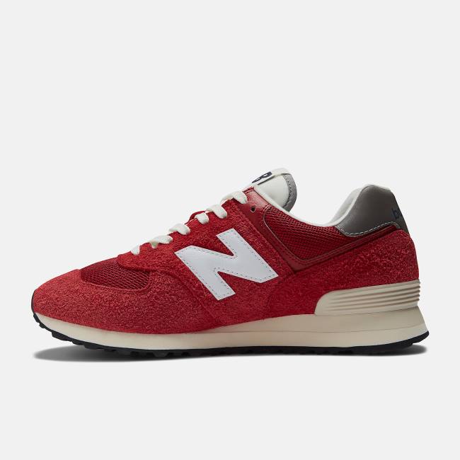 Adidași Barbati New Balance 574 Rosii Albi | NB609RCI