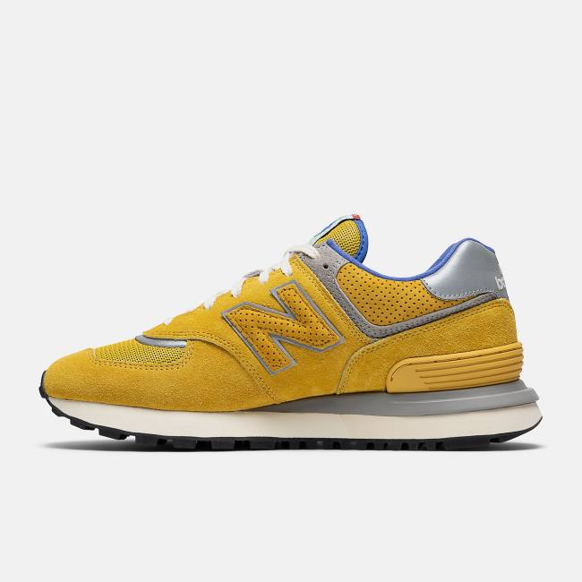 Adidași Barbati New Balance Bodega x 574 Legacy Lămâie Galbeni Inchis | NB647EDN