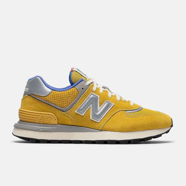 Adidași Barbati New Balance Bodega x 574 Legacy Lămâie Galbeni Inchis | NB647EDN