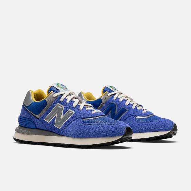 Adidași Barbati New Balance Bodega x 574 Legacy Albastri | NB902YAR