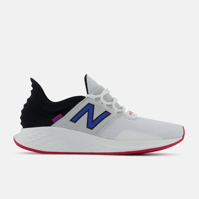 Adidași Barbati New Balance Fresh Foam Roav Albi Gri Deschis Albastri Inchis | NB581ZRG