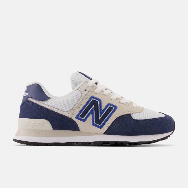 Adidași Dama New Balance 574 Bleumarin Albi | NB745RBW