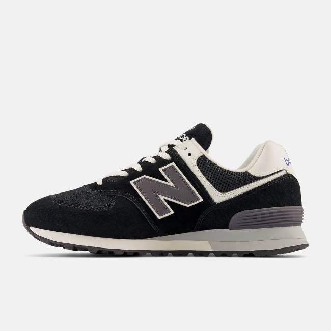 Adidași Dama New Balance 574 Negrii Albi | NB239YPX