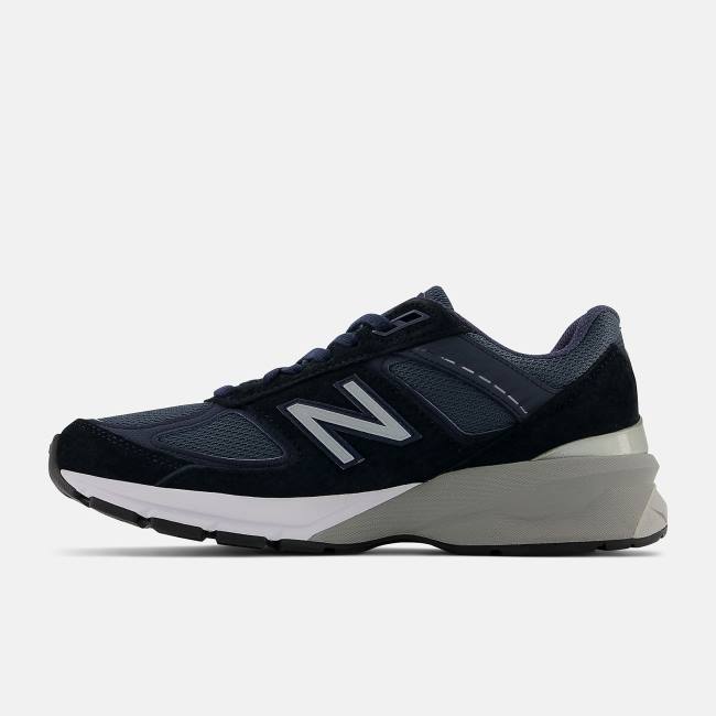 Adidași Dama New Balance MADE in USA 990v5 Core Bleumarin Argintii | NB148TYN