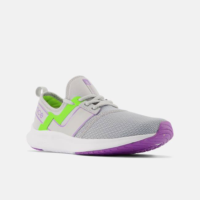 Adidași Dama New Balance NB Nergize Sport Gri Deschis Violet | NB128UXS