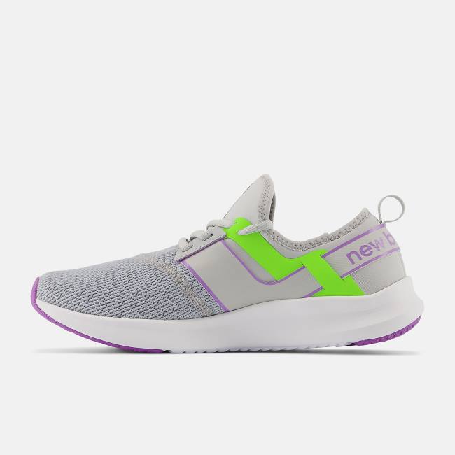 Adidași Dama New Balance NB Nergize Sport Gri Deschis Violet | NB128UXS