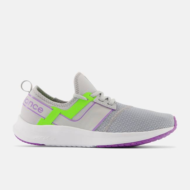 Adidași Dama New Balance NB Nergize Sport Gri Deschis Violet | NB128UXS