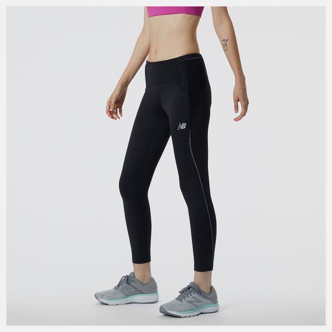 Colanti Dama New Balance Impact Run Crop Negrii | NB329XYH