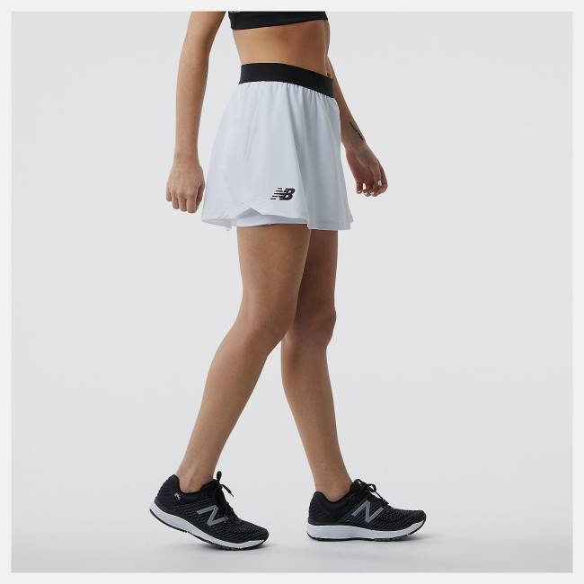 Fuste Dama New Balance Tournament Skort Albi Negrii | NB902WJI