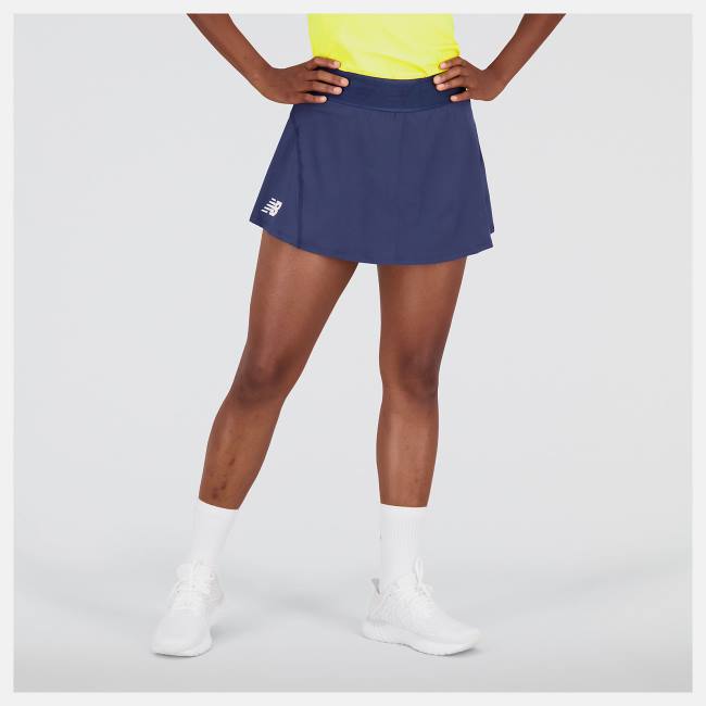 Fuste Dama New Balance Tournament Skort Bej Indigo | NB985HMZ